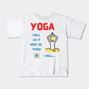 Do it in a chair! Kids T-Shirt